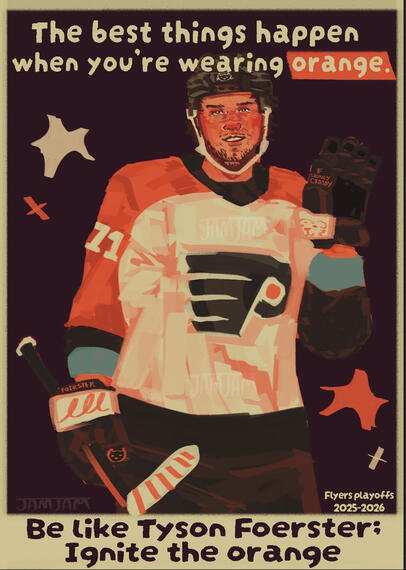 A Playoff Poster for the Flyers